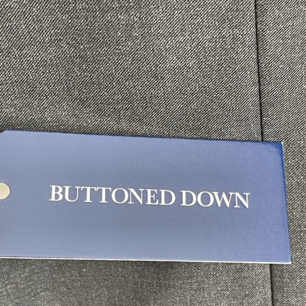 Buttoned DownTailored Fit Italian Wool Suit Jacket - Picture 9 of 13